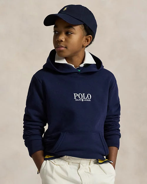 RALPH LAUREN FRENCH TERRY HOODIE MET LOGO