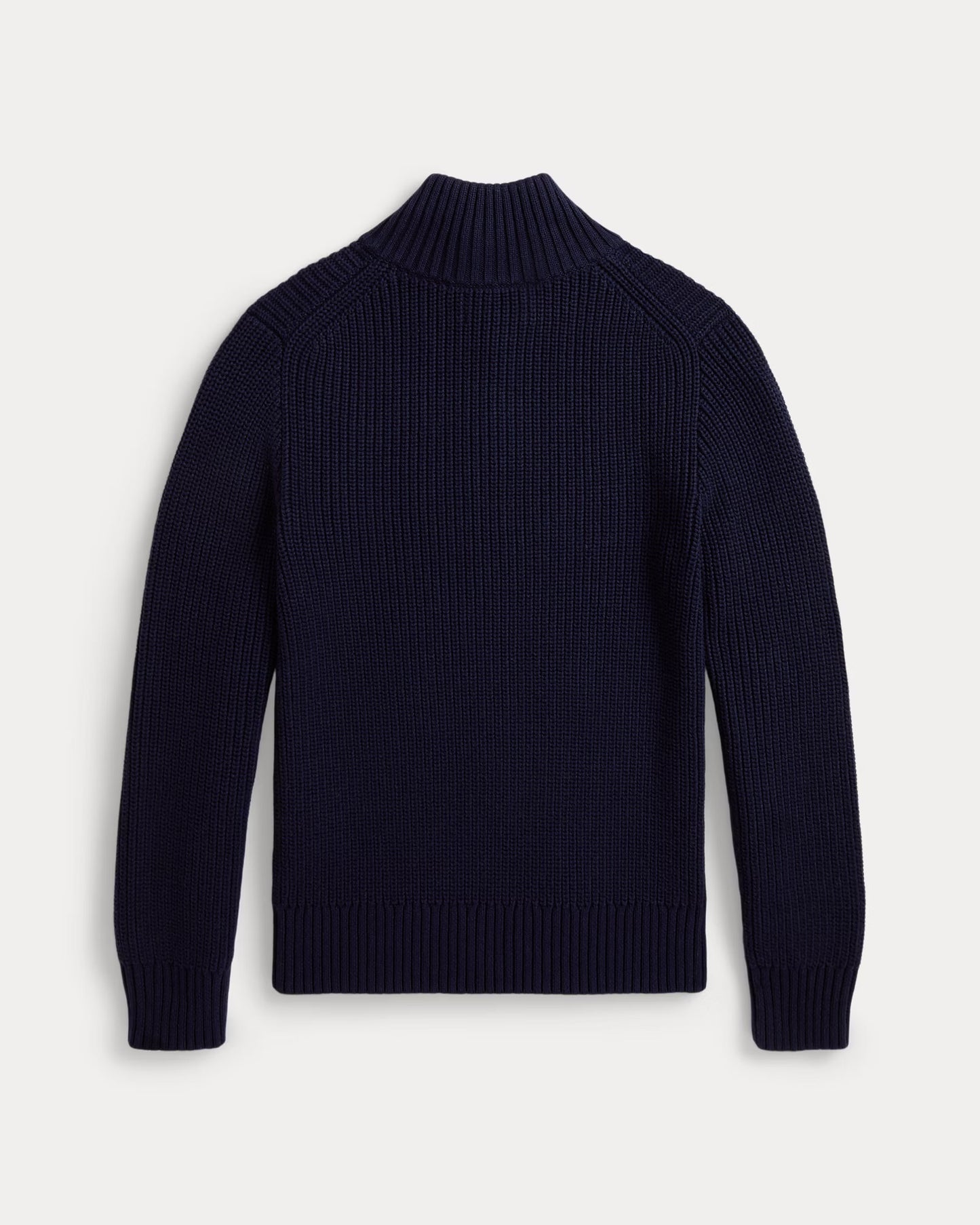 RALPH LAUREN KATOENEN TRUI MET KWARTRITS