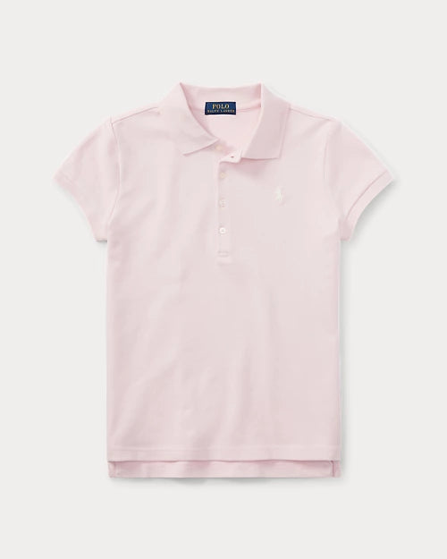 RALPH LAUREN STRETCHKATOENEN POLO-SHIRT MET MESH