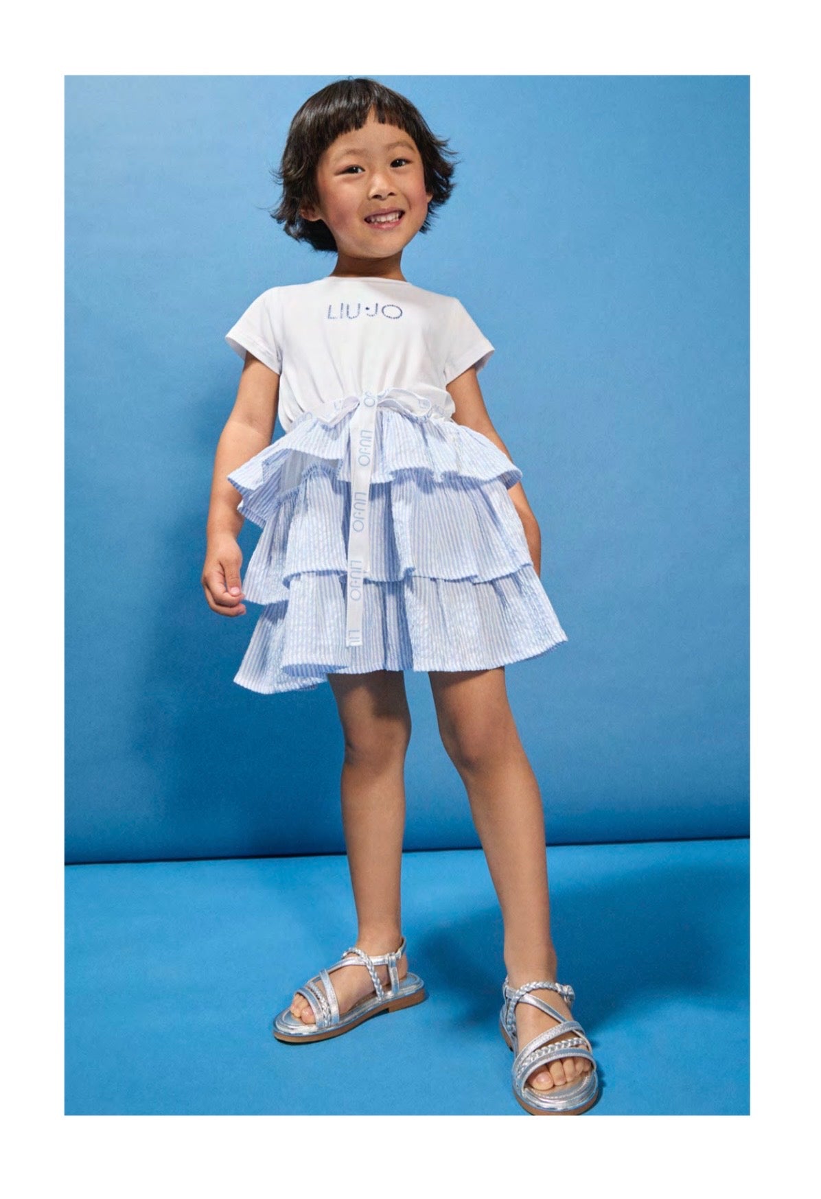 LIU JO SEERSUCKER DRESS