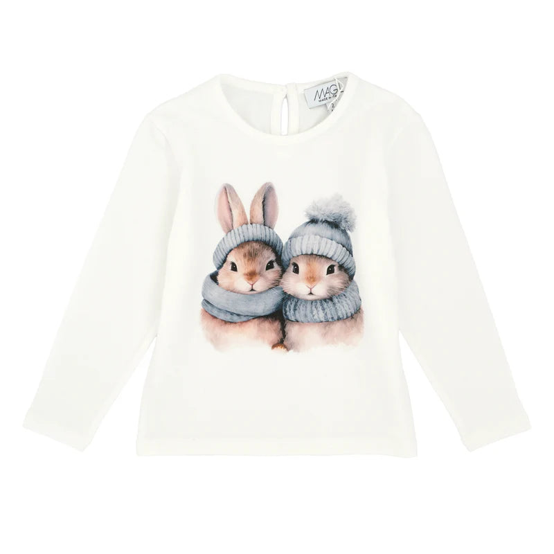 MAGIL T SHIRT KONIJNENPRINT
