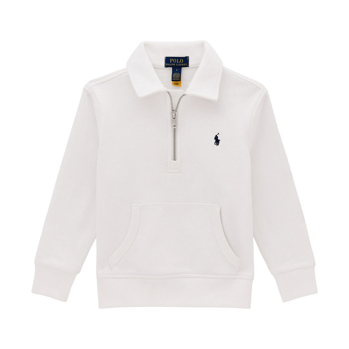 RALPH LAUREN FRENCH TERRY MET KWART RITS