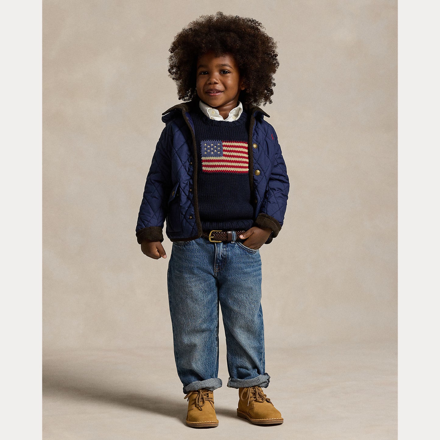 RALPH LAUREN LYNWOOD RELAXED FIT KATOENEN JEANS