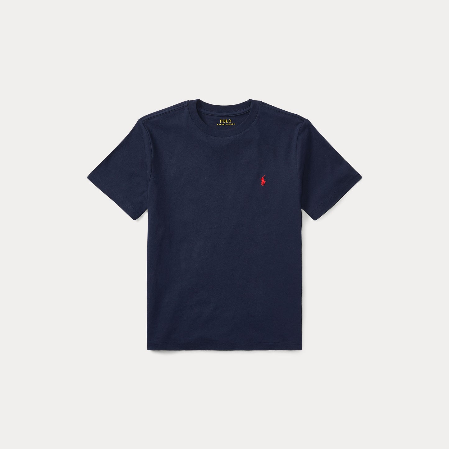 RALPH LAUREN KATOENEN JERSEY T SHIRT MET RONDE HALS
