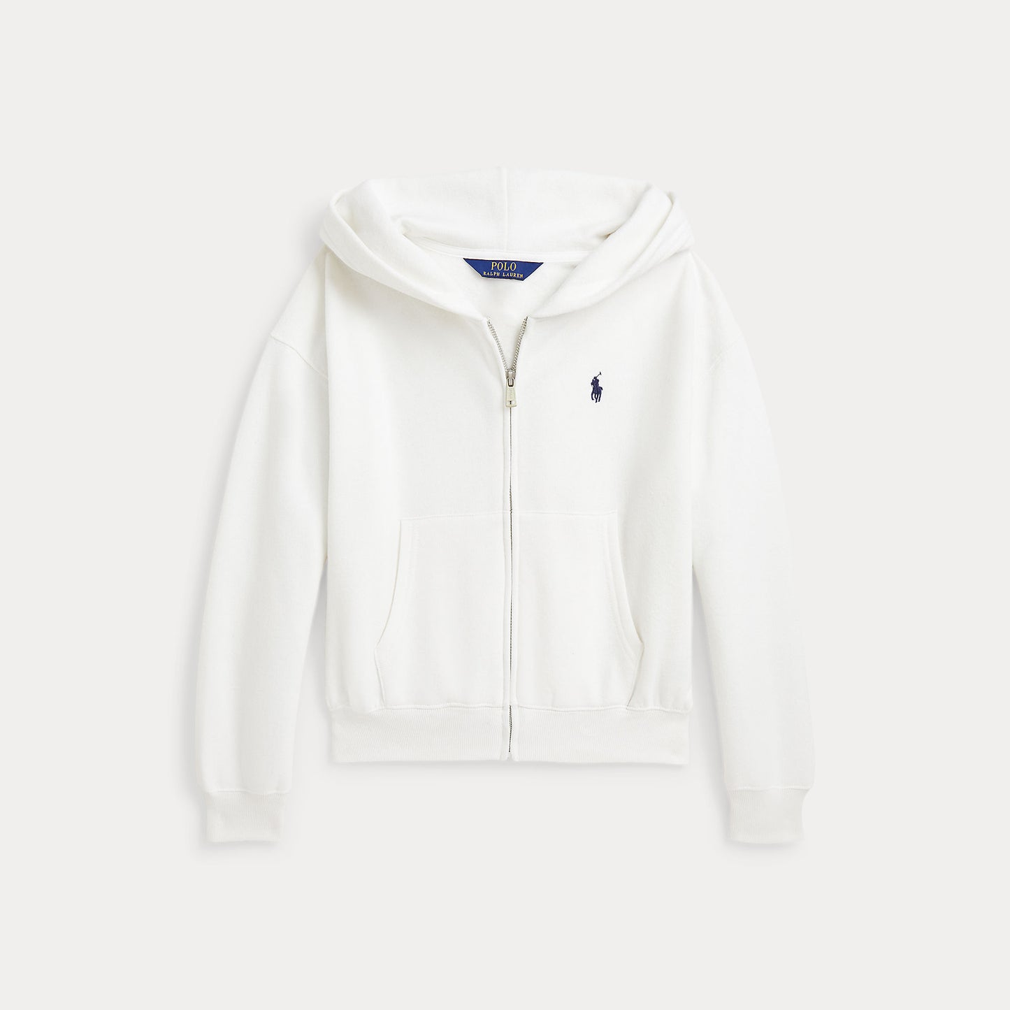 RALPH LAUREN FLEECE HOODIE MET RITSSLUITING