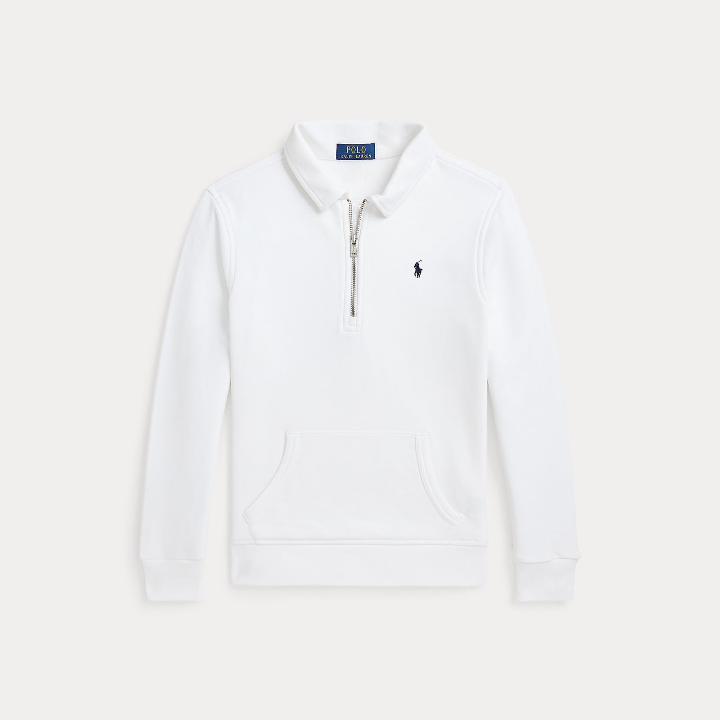 RALPH LAUREN FRENCH TERRY MET KWART RITS