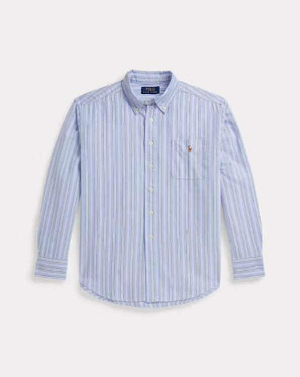 RALPH LAUREN BIG FIT GESTREEPT OVERHEMD