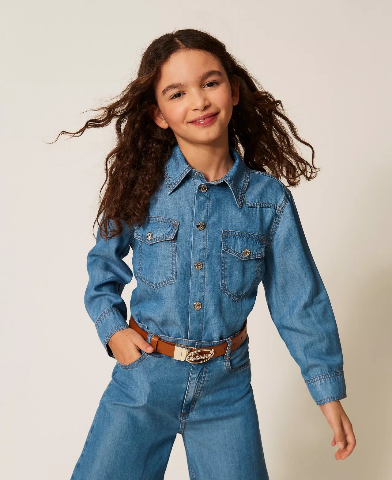 TWINSET OMKEERBARE RIEM MET GESP