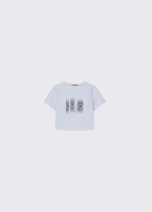 LIU JO T SHIRT RHINESTONES