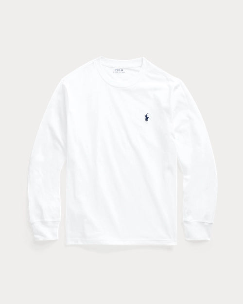 RALPH LAUREN KATOENEN JERSEY T-SHIRT LONGSLEEVE