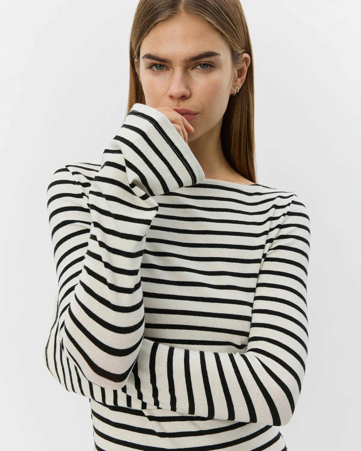 SOFIE SCHNOOR WOMEN CECESW BOATNECK LONGSLEEVE T-SHIRT