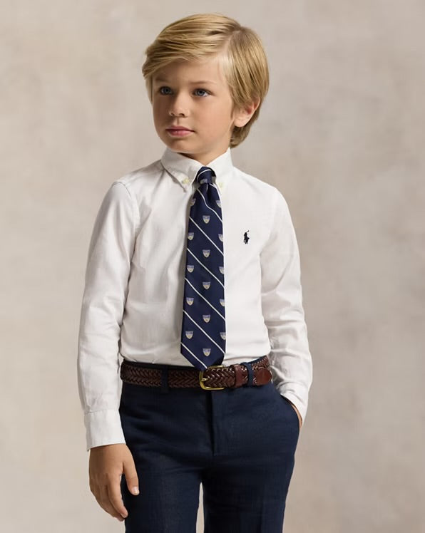 RALPH LAUREN SLIM FIT KATOENEN OXFORD OVERHEMD
