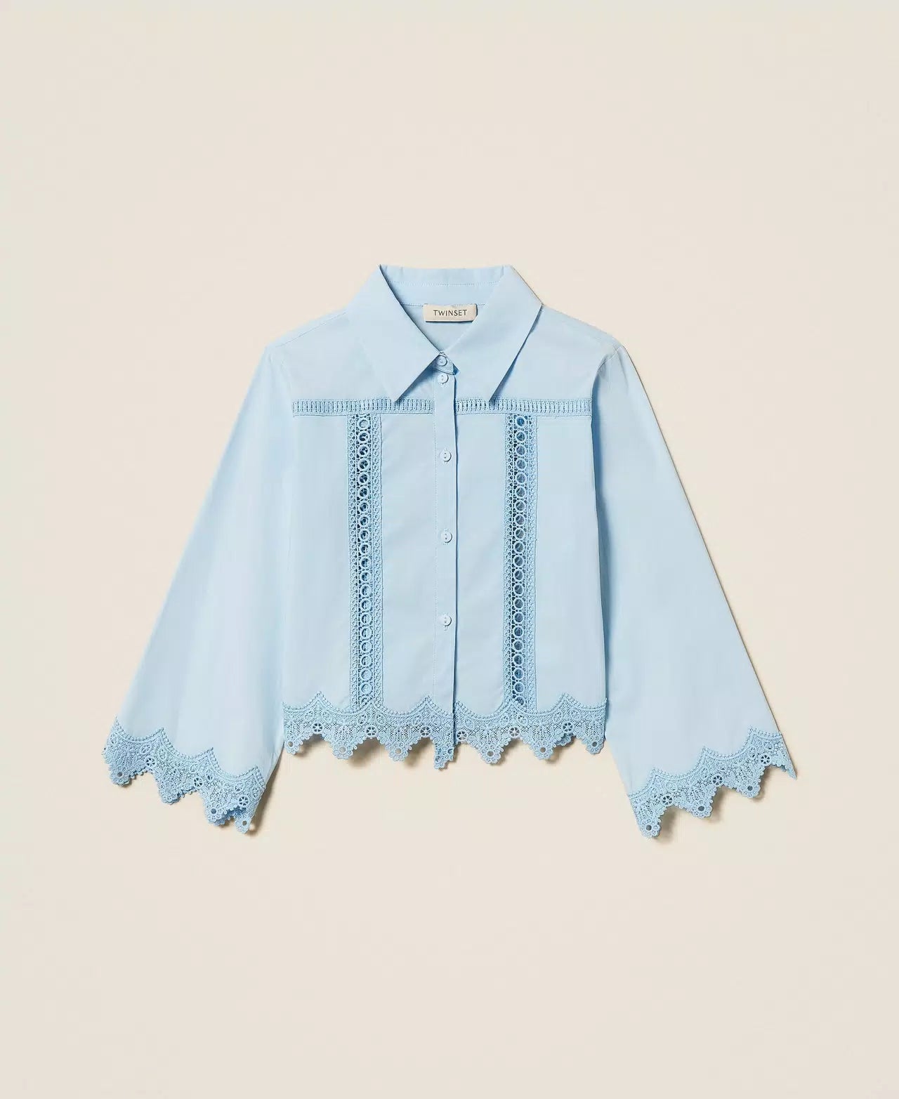 TWINSET BLOES LICHTBLAUW