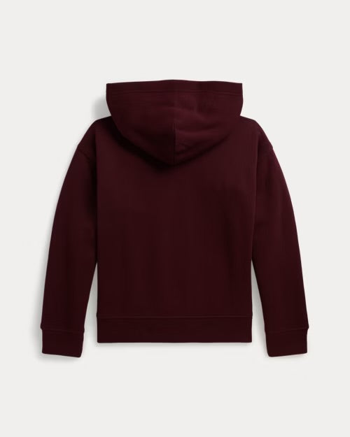 RALPH LAUREN FLEECE HOODIE MET LOGO