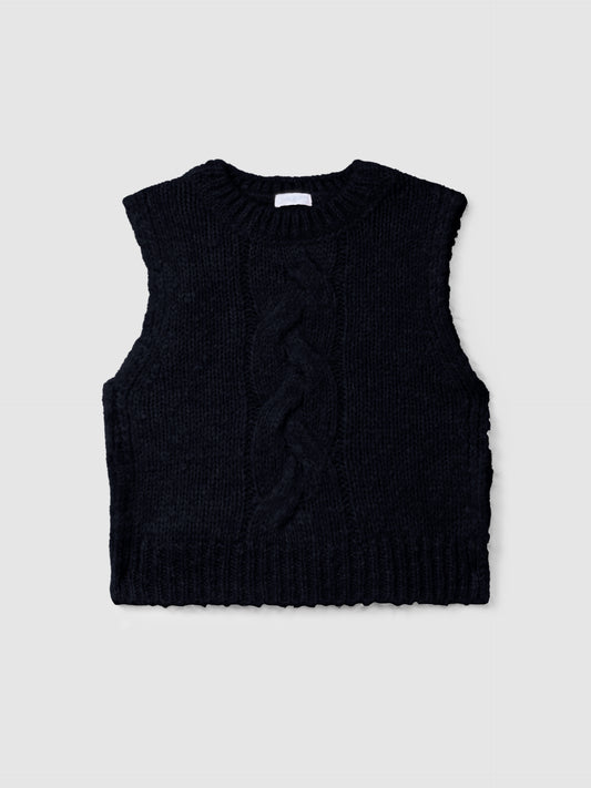 LARANJINHA KNITTED VEST KABEL