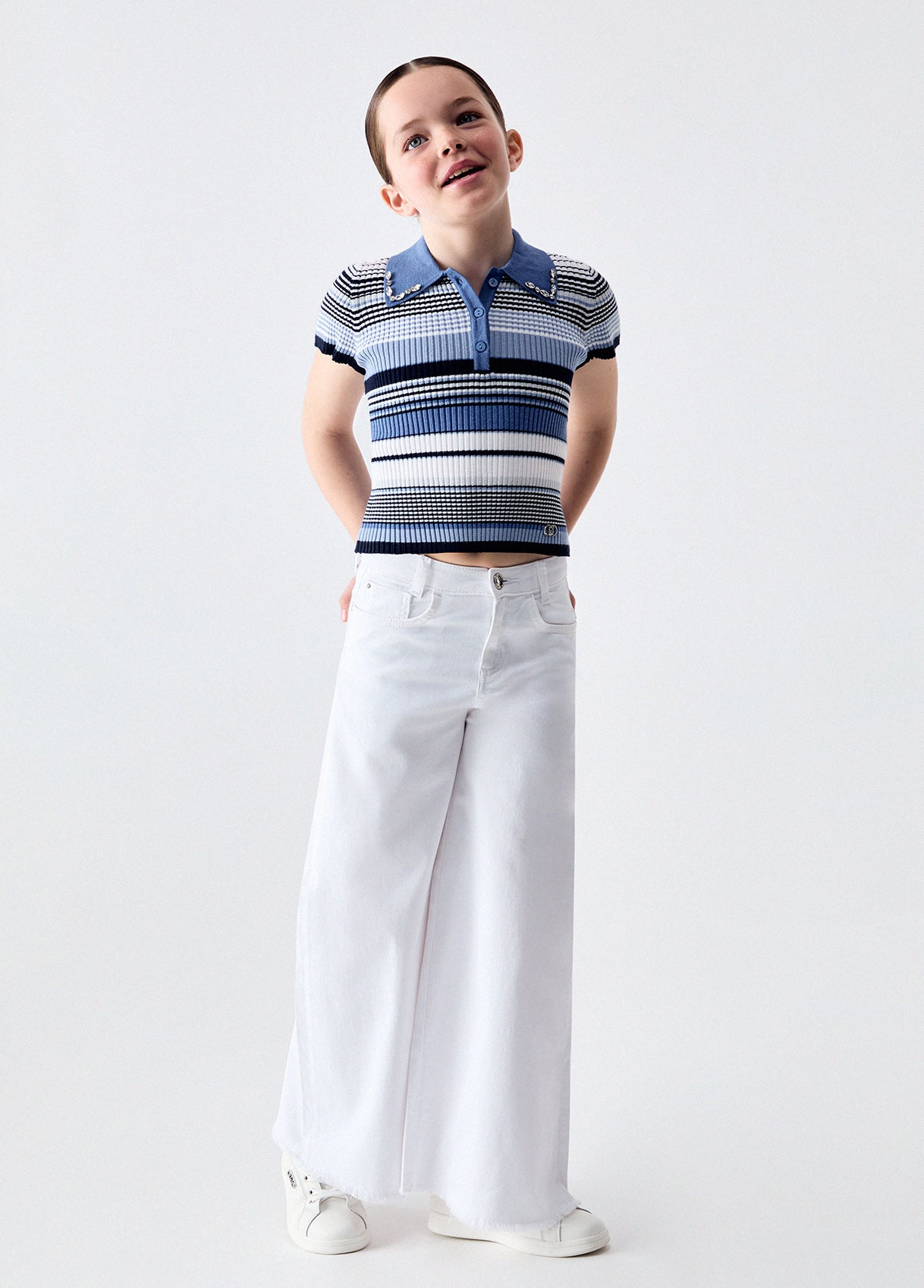 LIU JO DENIM PANTALON WIDE LEG