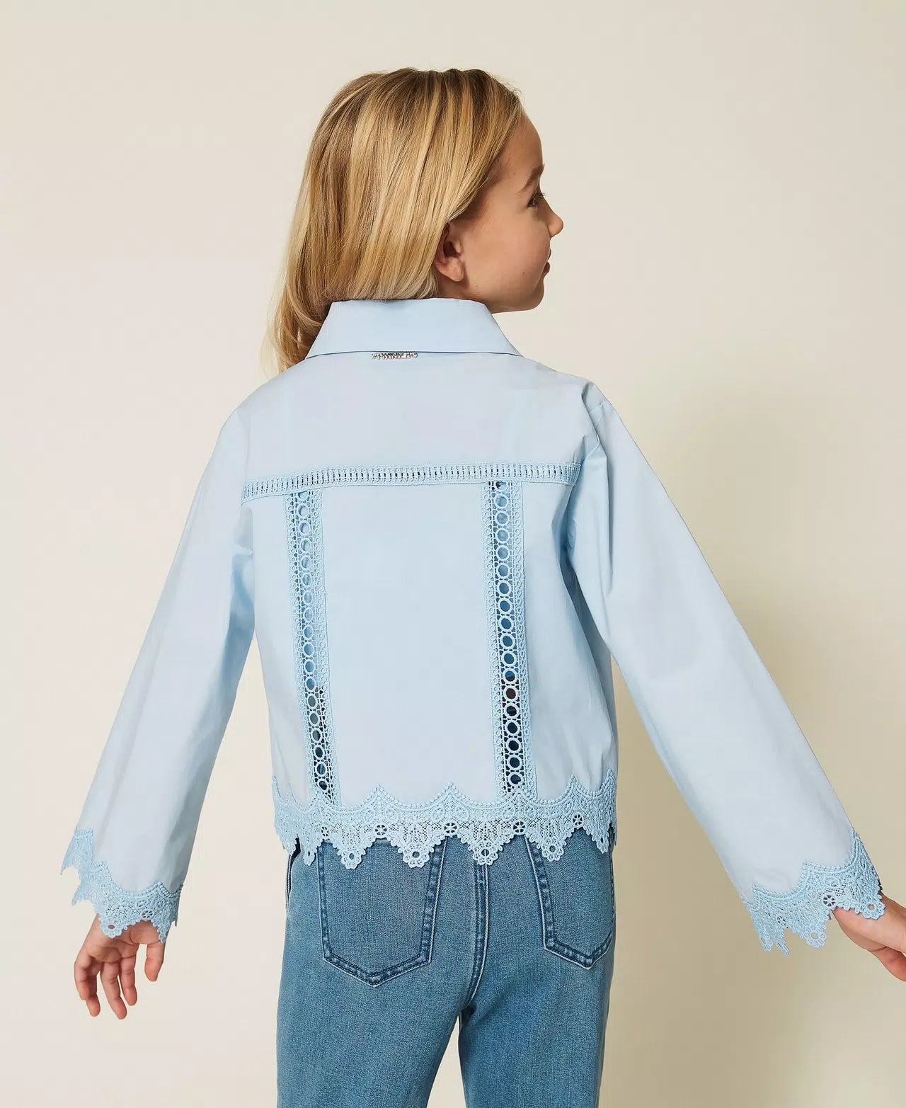 TWINSET BLOES LICHTBLAUW
