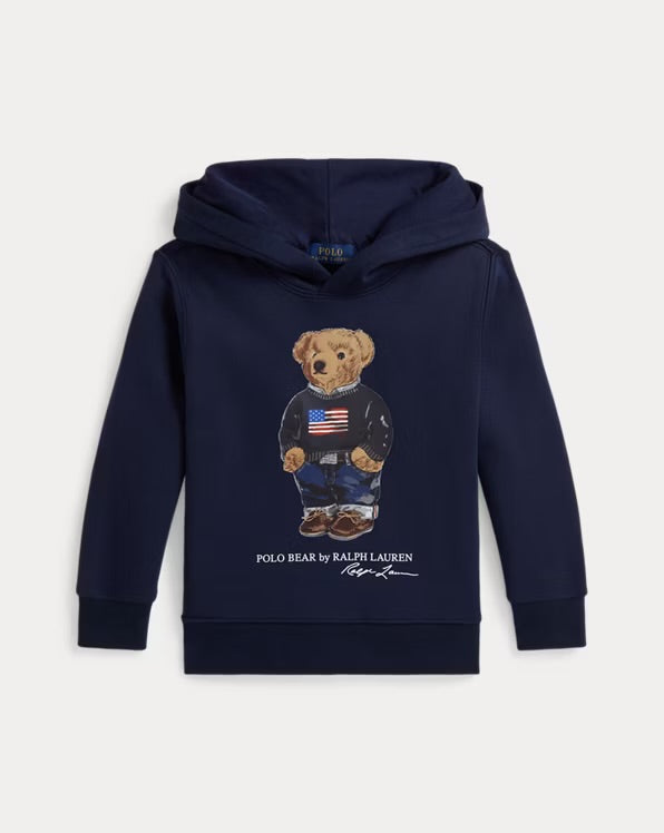 RALPH LAUREN FLEECE HOODIE MET POLO BEAR