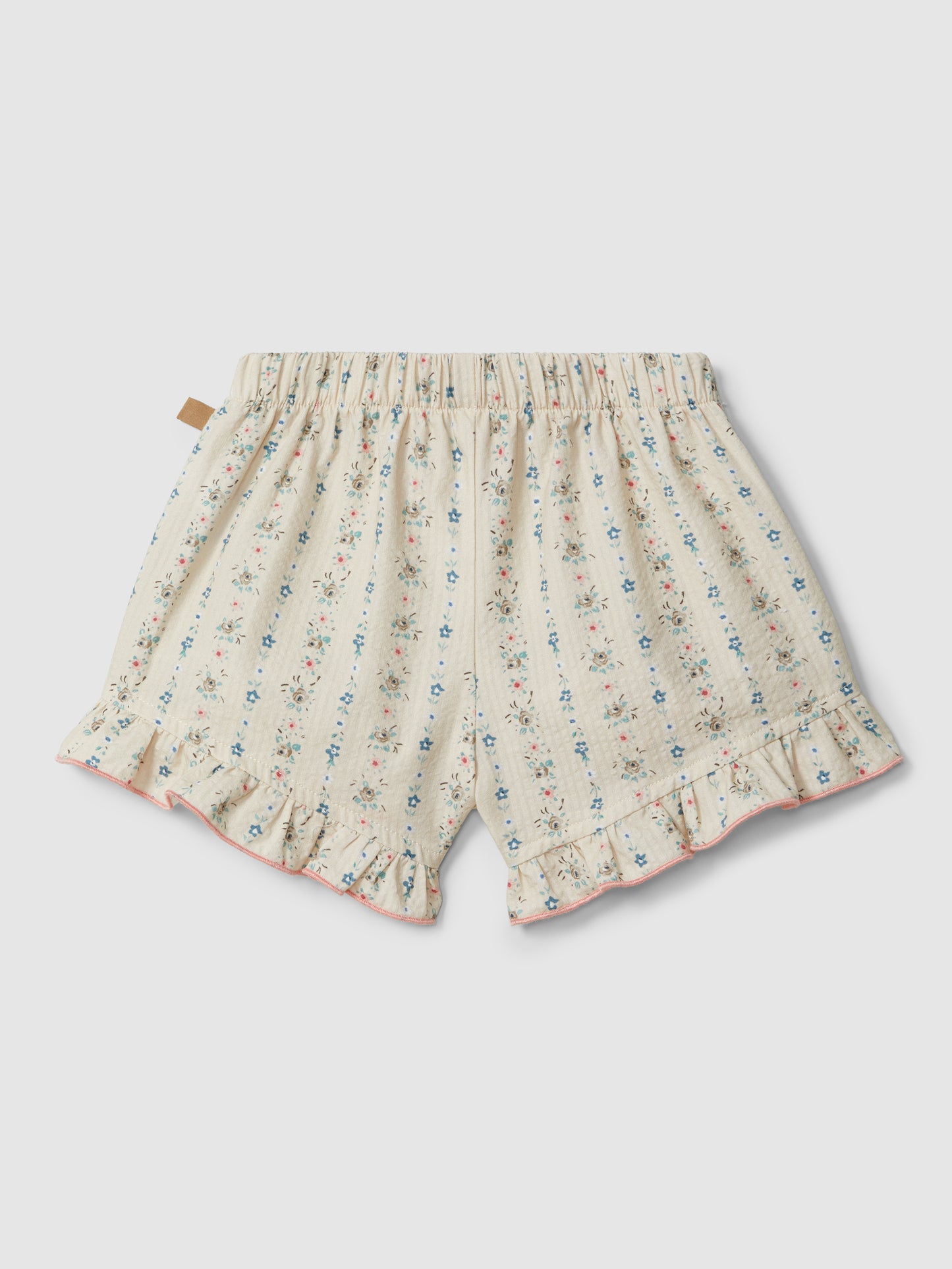 LARANJINHA FLORAL PRINT PULL UP SHORTS