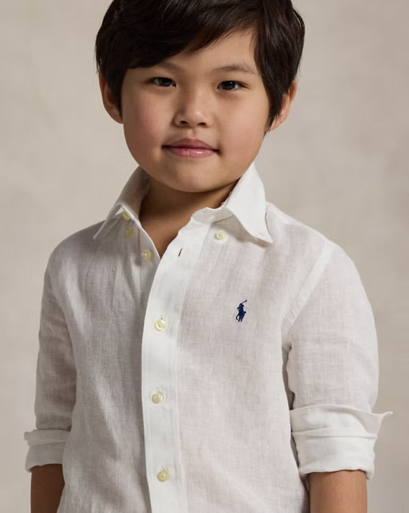 RALPH LAUREN LINNEN OVERHEMD