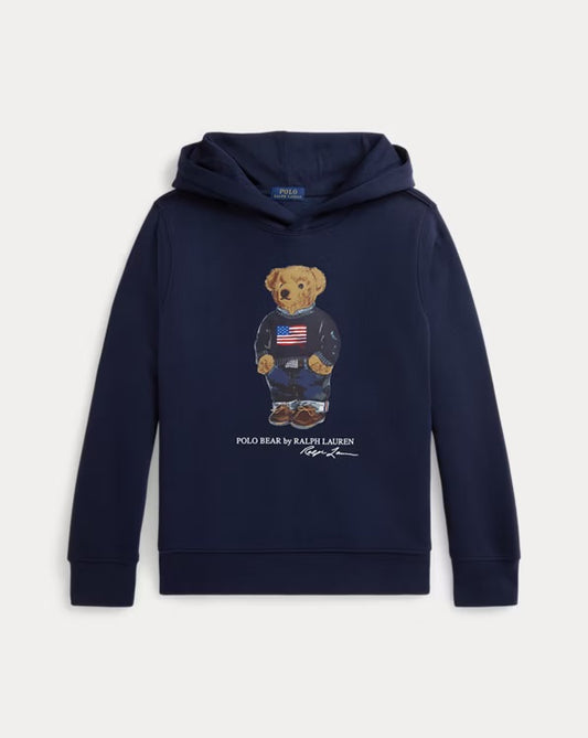 RALPH LAUREN FLEECE HOODIE MET POLO BEAR