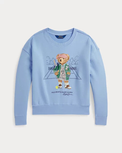 RALPH LAUREN TERRY SWEATSHIRT MET POLO BEAR