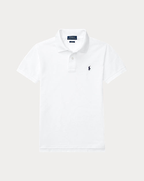 RALPH LAUREN SLIM FIT KATOENEN MESH POLO