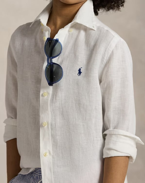RALPH LAUREN LINNEN OVERHEMD
