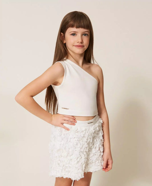 TWINSET ONE SHOULDER TOP