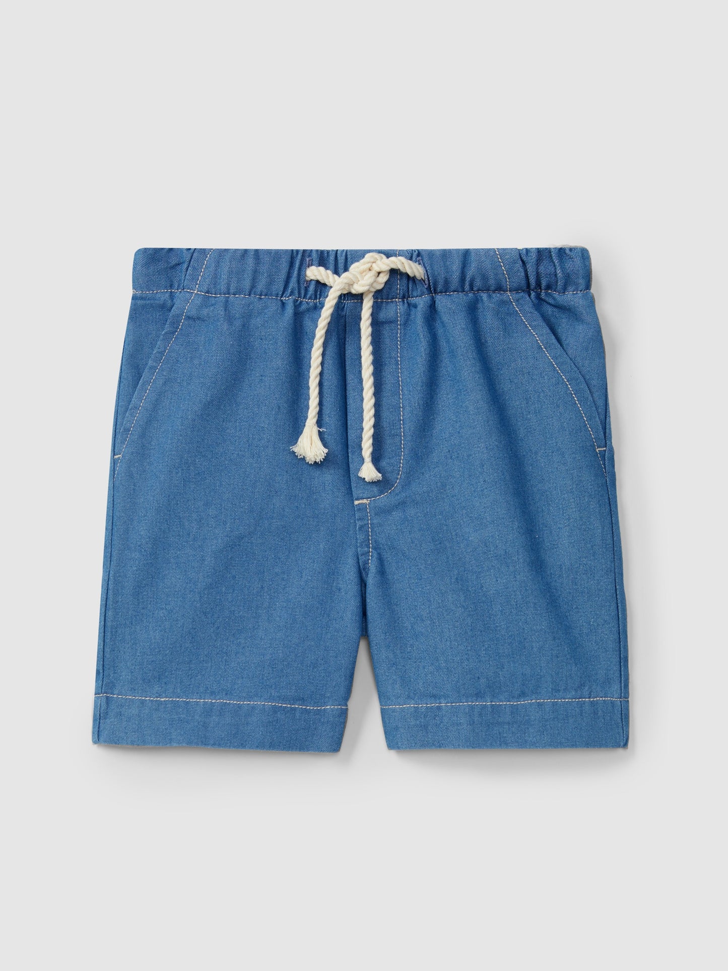 LARANJINHA DENIM PULL UP SHORT