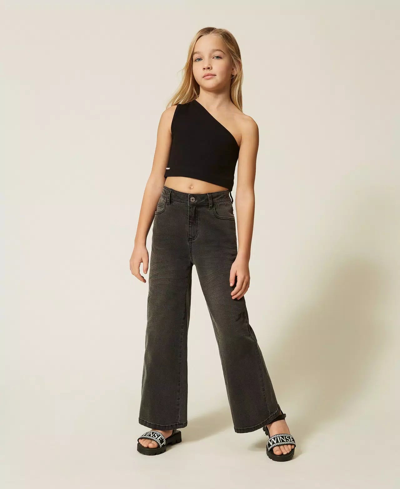 TWINSET ONE SHOULDER TOP