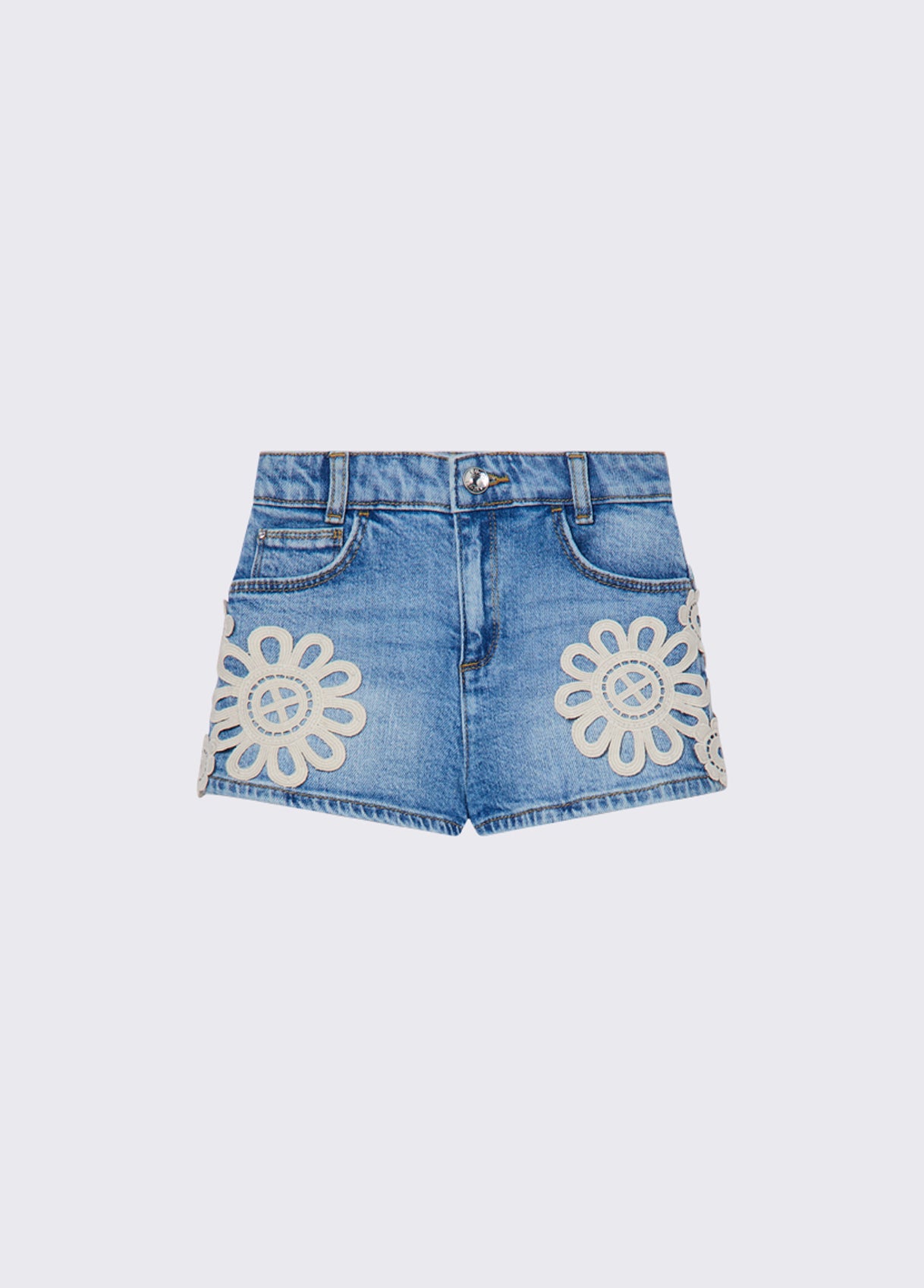 LIU JO DENIM SHORT BRODERIE