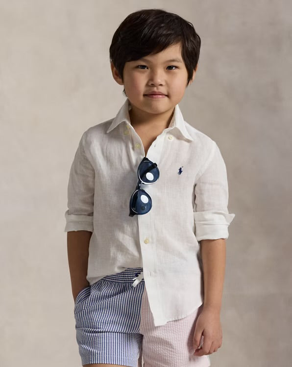 RALPH LAUREN LINNEN OVERHEMD