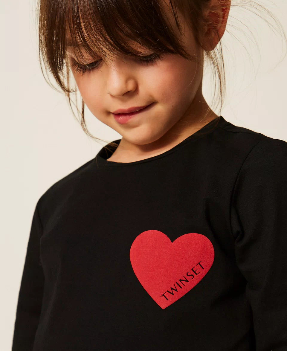 TWINSET T SHIRT HEART