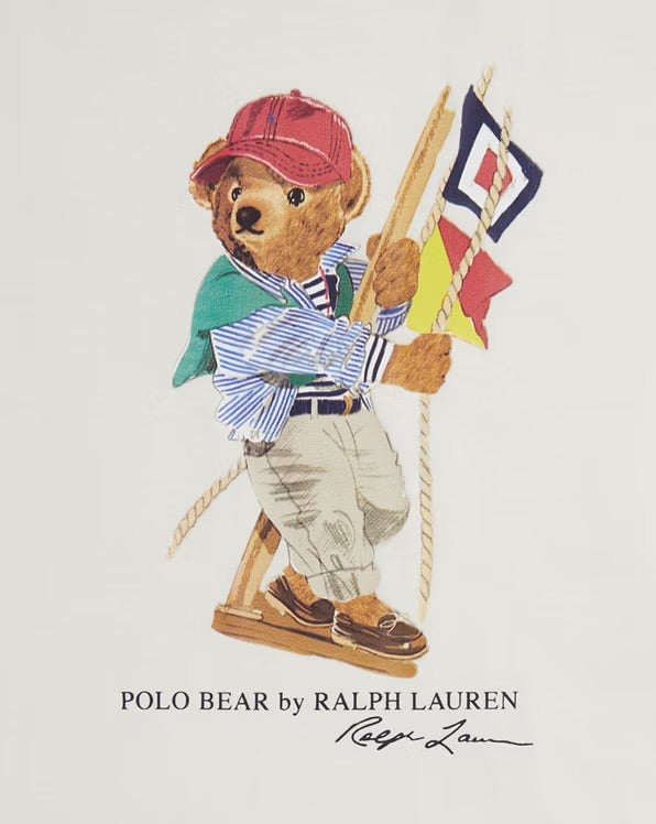 RALPH LAUREN POLO BEAR COTTON JERSEY TEE