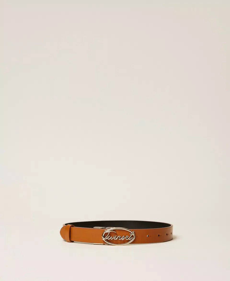 TWINSET OMKEERBARE RIEM MET GESP