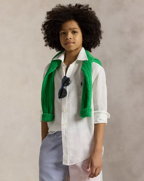 RALPH LAUREN LINNEN OVERHEMD
