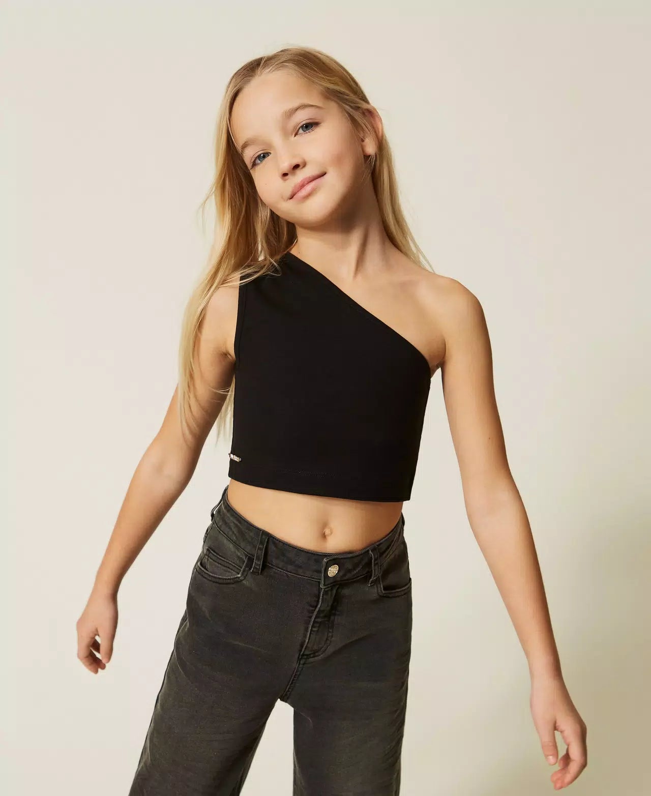 TWINSET ONE SHOULDER TOP