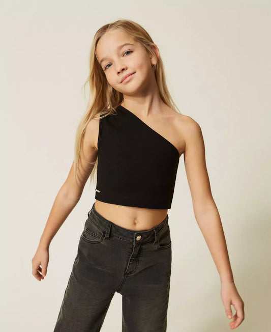 TWINSET ONE SHOULDER TOP