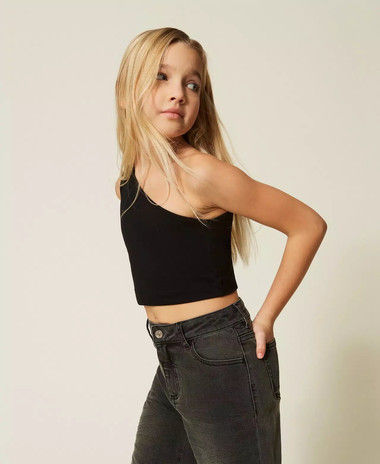 TWINSET ONE SHOULDER TOP