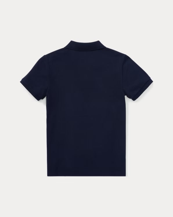 RALPH LAUREN SLIM FIT KATOENEN MESH POLO