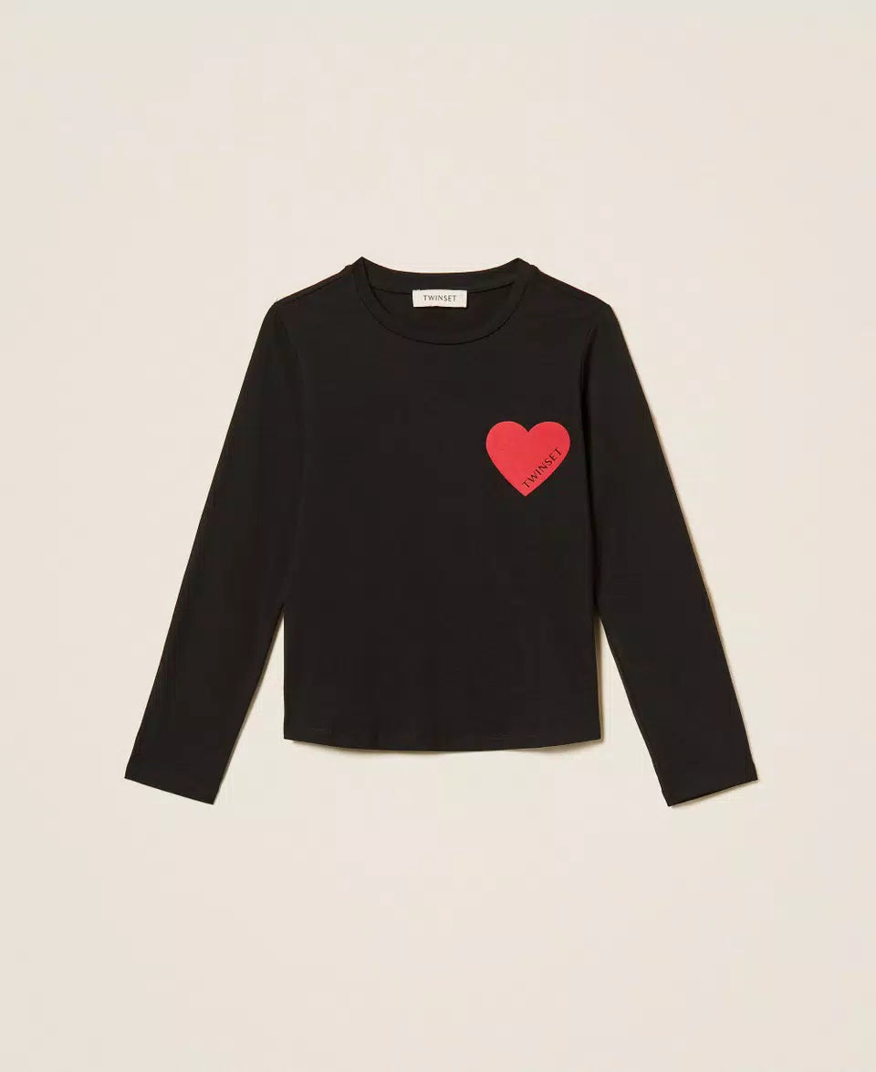 TWINSET T SHIRT HEART