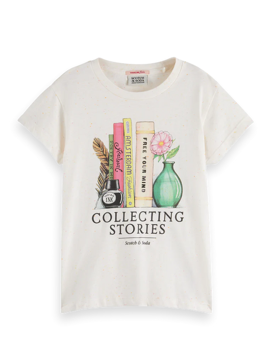 SCOTCH & SODA RELAXED-FIT ARTWORK T-SHIRT