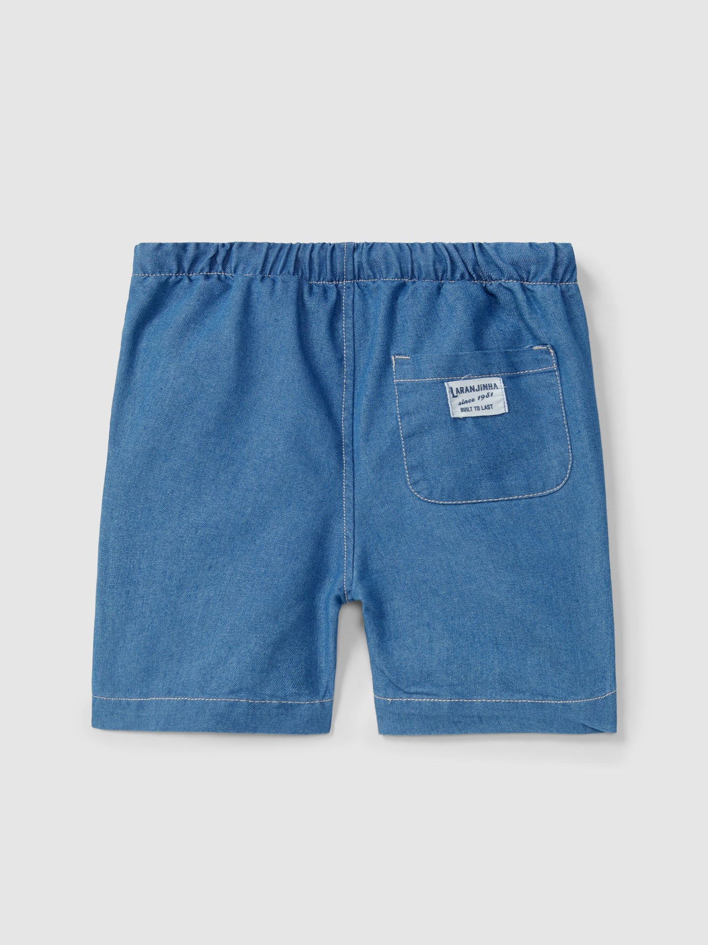 LARANJINHA DENIM PULL UP SHORT