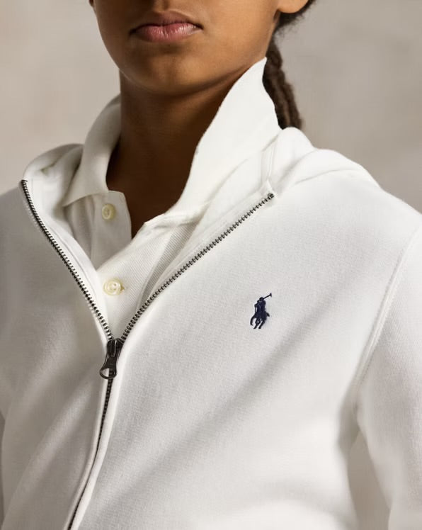RALPH LAUREN FLEECE HOODIE MET VOLLEDIGE RITSSLUITING