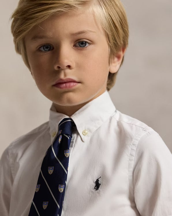 RALPH LAUREN SLIM FIT KATOENEN OXFORD OVERHEMD