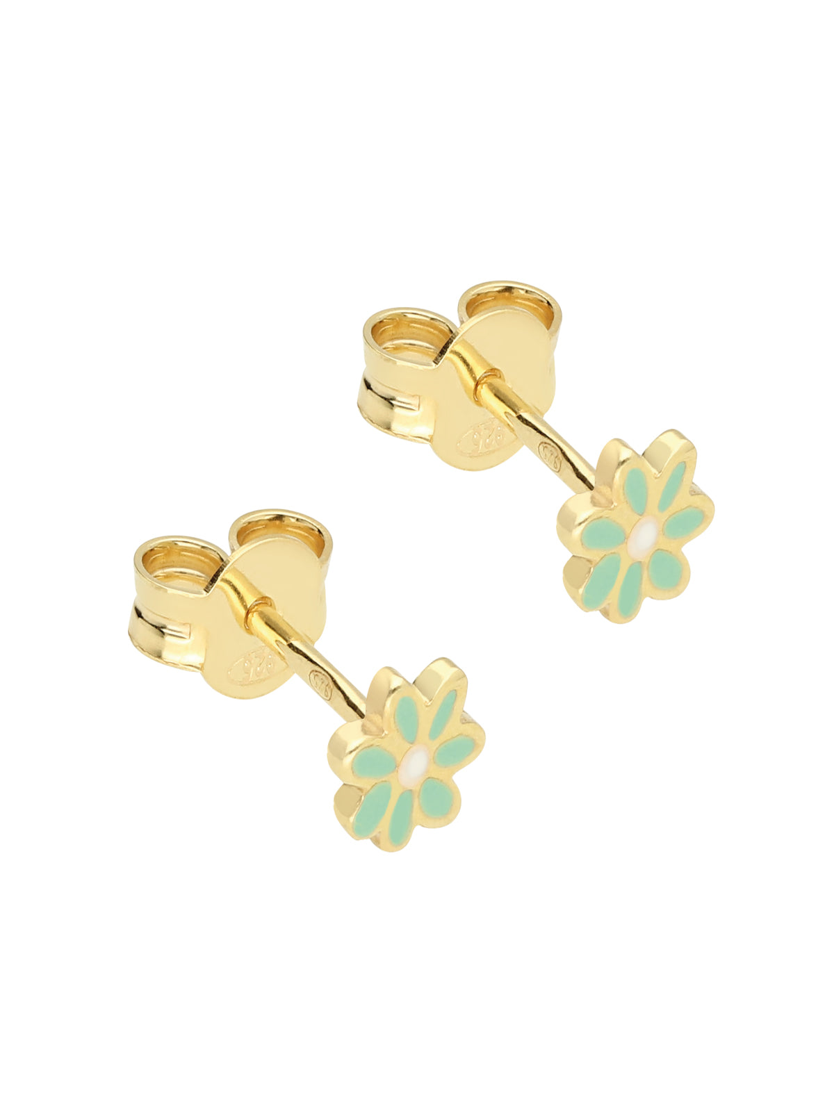 SELVA SAUVAGE DAISY STUDS MINT