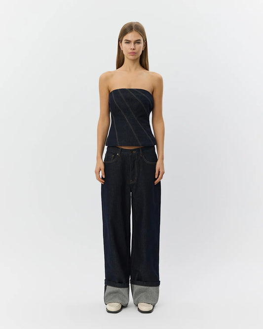 SOFIE SCHNOOR WOMEN MISHA RAW DENIM
